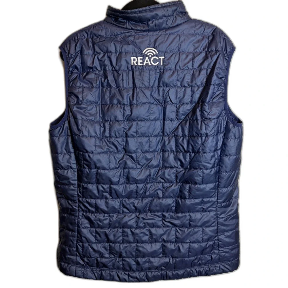 Patagonia Reach Nano Blue Zip Up Vest Size L Men